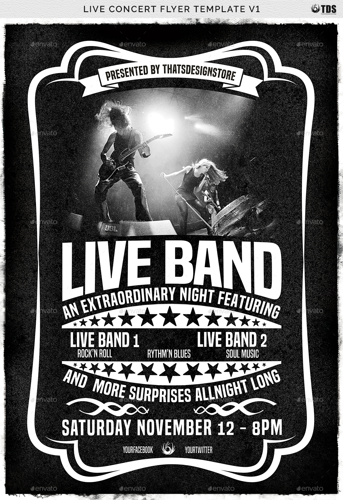 Band Flyers Templates